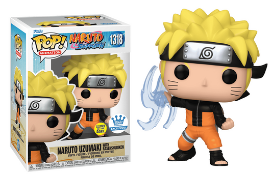 Naruto Uzumaki with Rasenshuriken Funko Shop GITD #1318 - Naruto Shippuden Funko Pop!