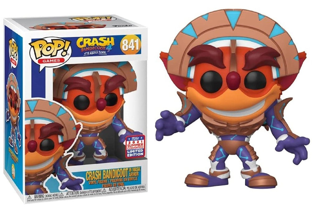 Crash Bandicoot 2021 Summer Convention #841 - Crash Bandicoot 4 It's About Time Funko Pop!