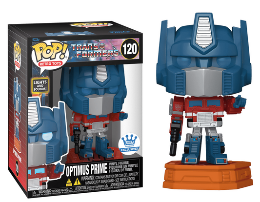 Optimus Prime Lights & Sound #120 Funko Shop - Transformers Funko Pop!