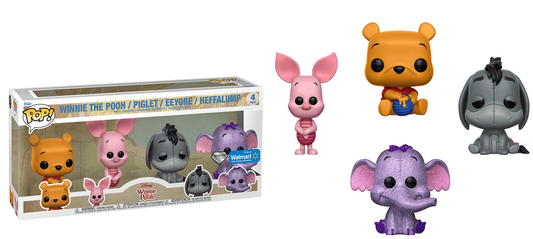 Preventa Winnie The Pooh / Piglet / Eeyore / Heffalump #4Pack Diamond Walmart - Disney Winnie The Pooh Funko Pop!