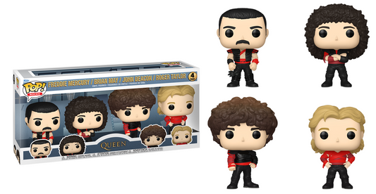 Preventa Queen Radio Gaga #4Pack - Music Rocks Funko Pop!