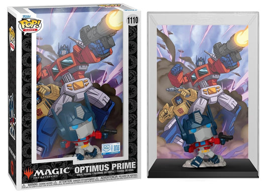 Preventa Optimus Prime Magic The Gathering Cover Exclusive #1110 - Transformers X Magic The Gathering Funko Pop!