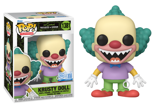 Krusty Doll Exclusive #1381 - The Simpsons Treehouse of Horror Funko Pop!