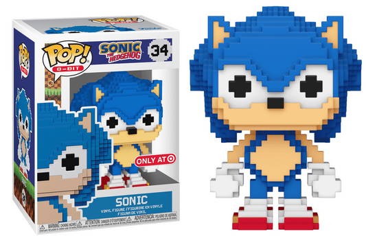 Preventa 8Bit Sonic Target #34 - Sonic The Hedgehog Funko Pop!