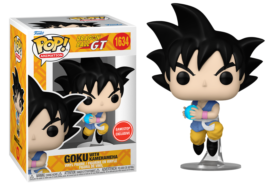 Preventa Goku with Kamehameha Gamestop #1634 - Dragon Ball GT Funko Pop!