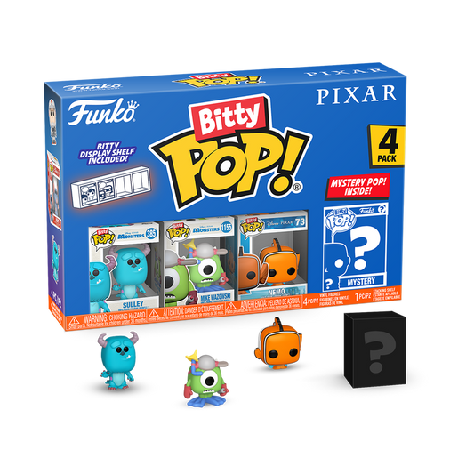 Preventa Bitty Pop Pixar (Sulley, Mike Wazowski, Nemo + ?) - Disney Pixar Bitty Pop!