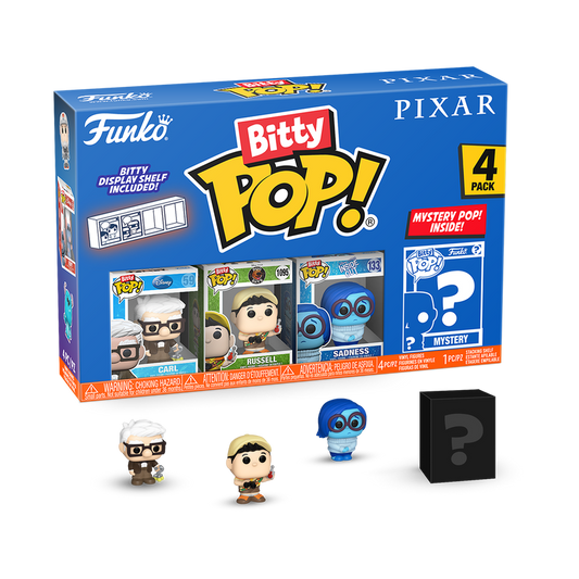 Preventa Bitty Pop Pixar (Carl, Russell, Sadness + ?) - Disney Pixar Bitty Pop!