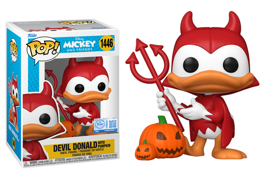 Preventa Devil Donald with Pumpkin #1446 - Disney's Mickey and Friends Funko Pop!