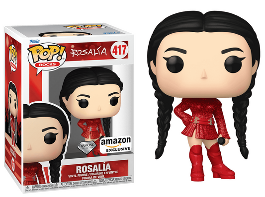 Preventa Rosalía Biscochito Diamond Amazon #417 - Music Rocks Funko Pop!