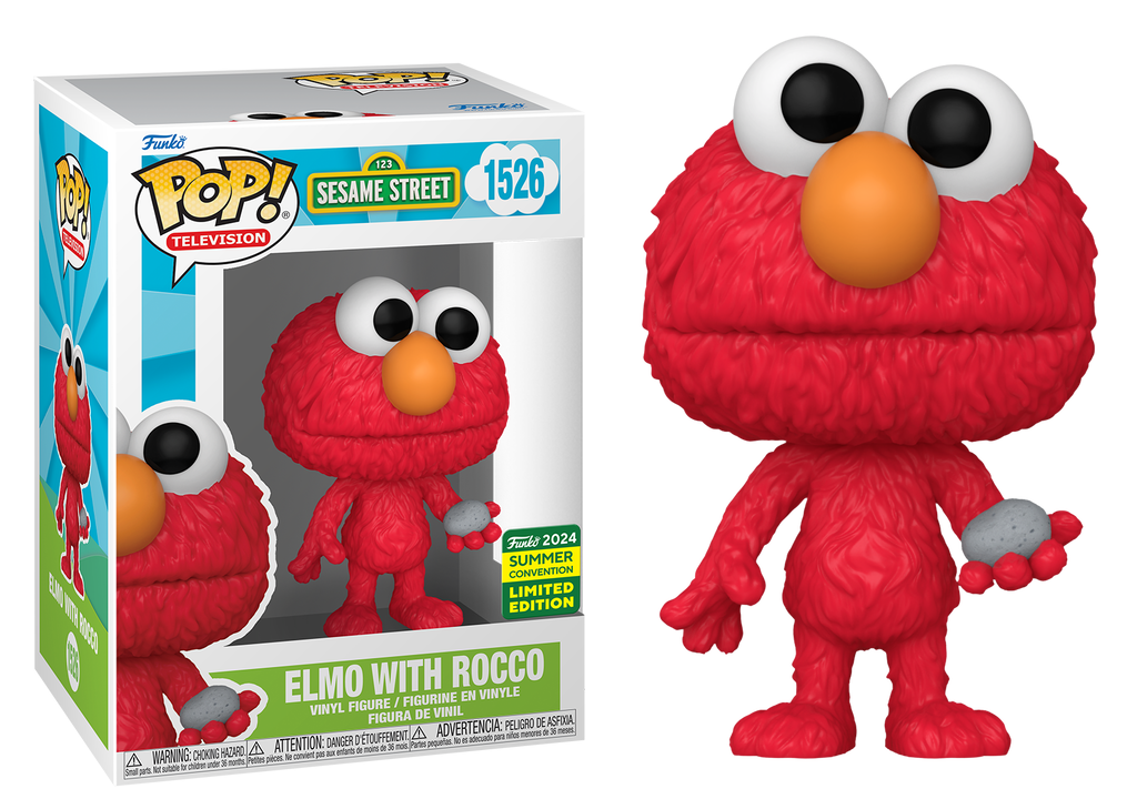 Preventa Elmo with Rocco Summer Convention 2024 #1526 - Sesame Street Funko Pop!