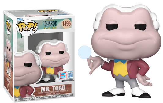 Preventa Mr.Toad 2024 NYCC #1496 - Disney's The Adventures of Ichabod and Mr.Toad Funko Pop!