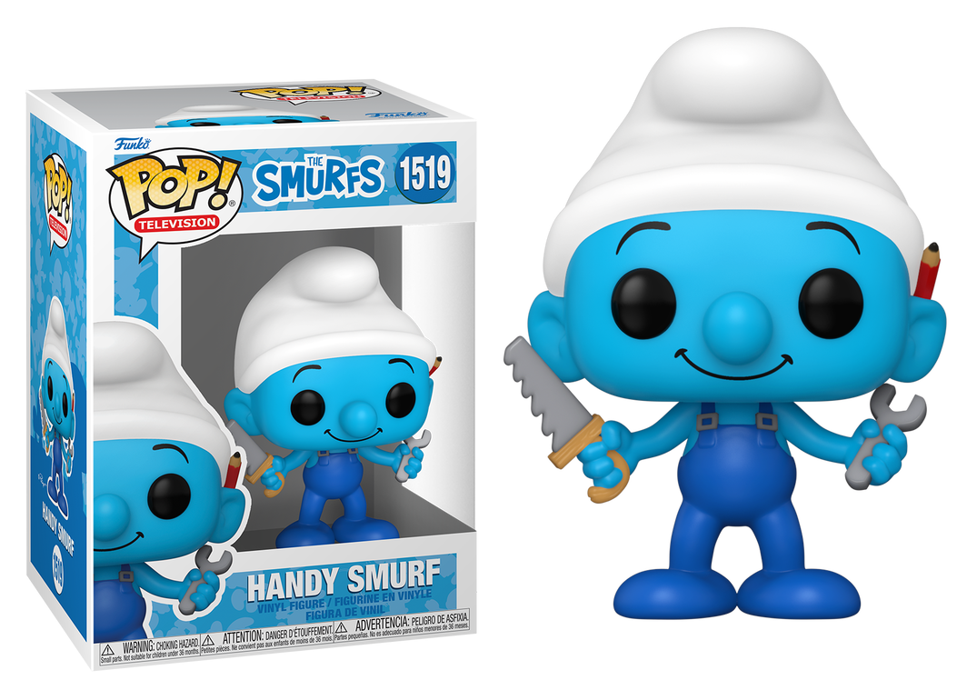 Preventa Handy Smurf #1519 - The Smurfs (Los Pitufos) Funko Pop!