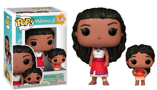 Preventa Moana & Little Sis Simea #1546 - Disney's Moana 2 Funko Pop!