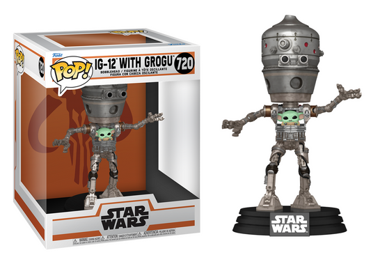 Preventa IG-12 with Grogu Deluxe #720 - Star Wars Funko Pop!