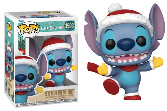 Preventa Stitch with Hat #1503 - Disney Lilo & Stitch Funko Pop!