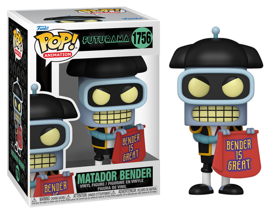 Preventa Matador Bender #1756 - Futurama Funko Pop!