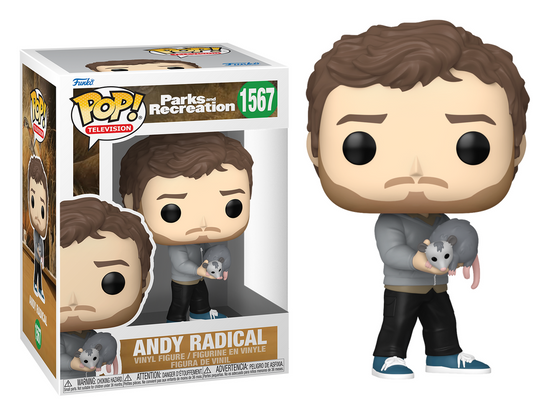 Preventa Andy Radical #1567 - Parks and Recreation Funko Pop!