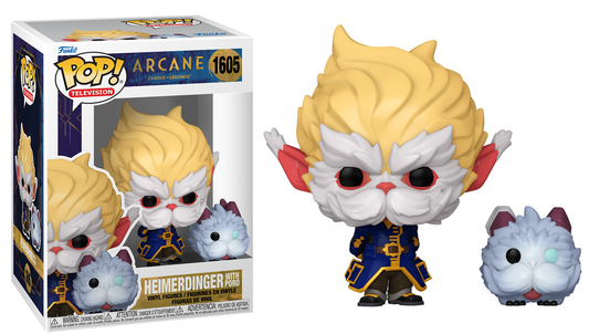 Preventa Heimerdinger with Poro #1605 - Arcane League of Legends Funko Pop!