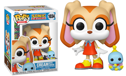 Preventa Cream with Cheese #1034 - Sonic The Hedgehog Funko Pop!