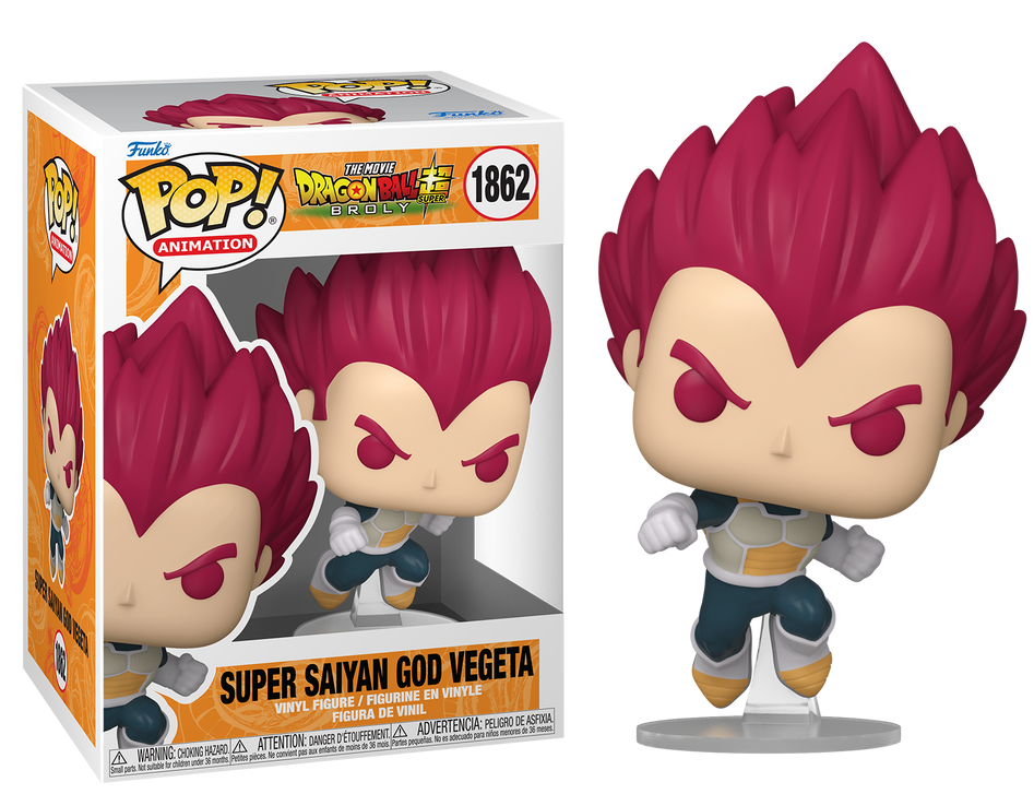 Preventa Super Saiyan God Vegeta #1862 - Dragon Ball Super Broly Funko Pop!