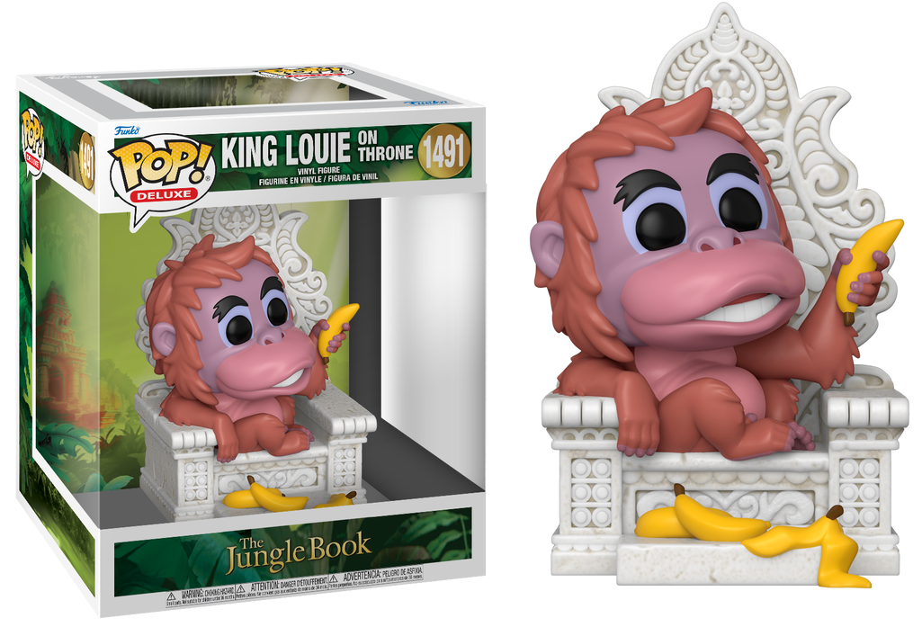 Preventa King Louie On Throne #1491 - The Jungle Book Disney Funko Pop!