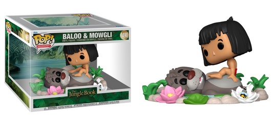 Preventa Baloo & Mowgli #1490 - The Jungle Book Disney Funko Pop!