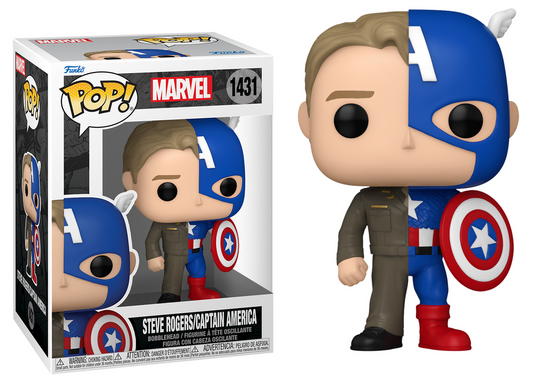 Preventa Steve Rogers / Captain America #1431 - Marvel Split Funko Pop!