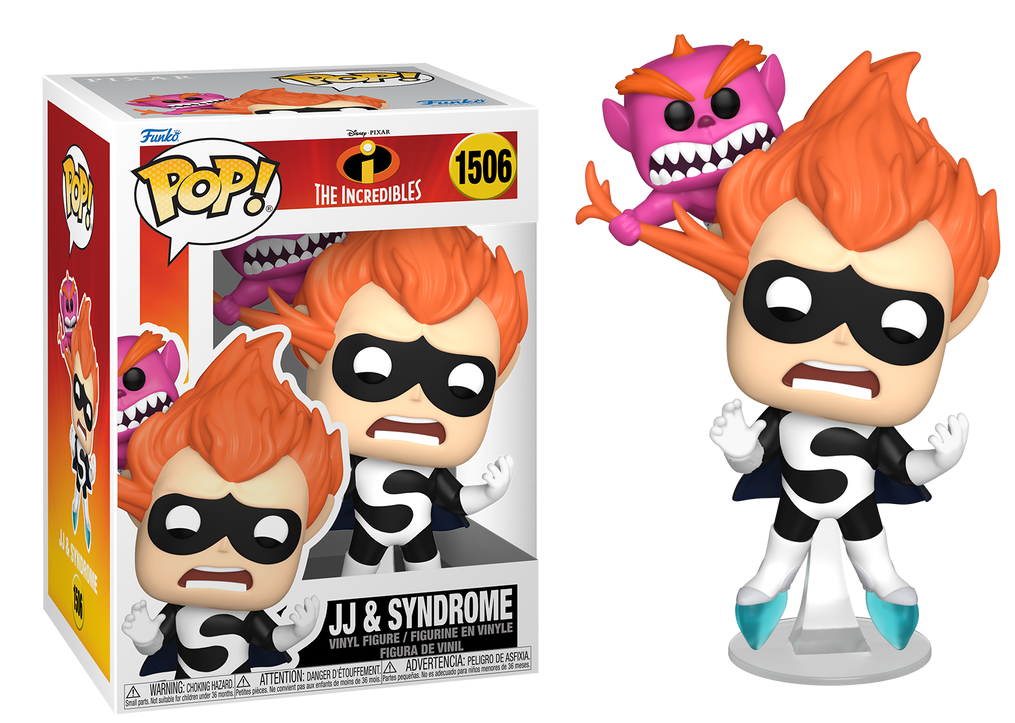 Preventa JJ & Syndrome #1506 - Disney Pixar The Incredibles ( Los Increibles) Funko Pop!