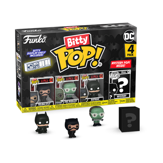 Preventa DC Bitty Pop (Selina Kyle, The Riddler, Batman + ?) - DC Universe Funko Pop!