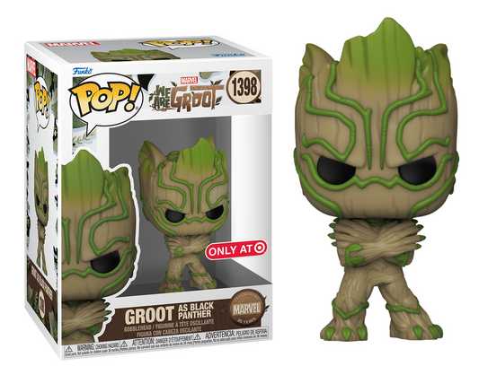 Preventa Groot as Black Panther Target #1398 - Marvel Funko Pop!