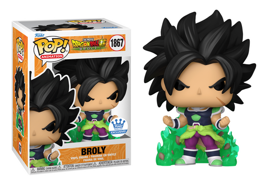 Preventa Broly Funko Shop #1867 - Dragon Ball Super Broly Funko Pop!