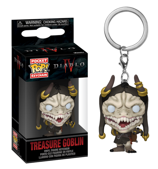 Llavero Treasure Goblin - Diablo IV Keychain Pop!