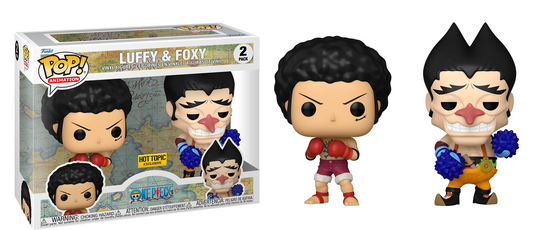 Luffy & Foxy #2Pack - One Piece Funko Pop!