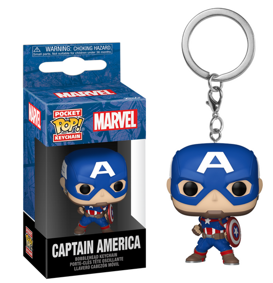 Llavero Captain America - Marvel Keychain Pop!