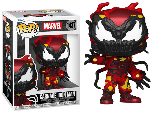 Preventa Carnage Iron Man #1437 - Marvel Funko Pop!