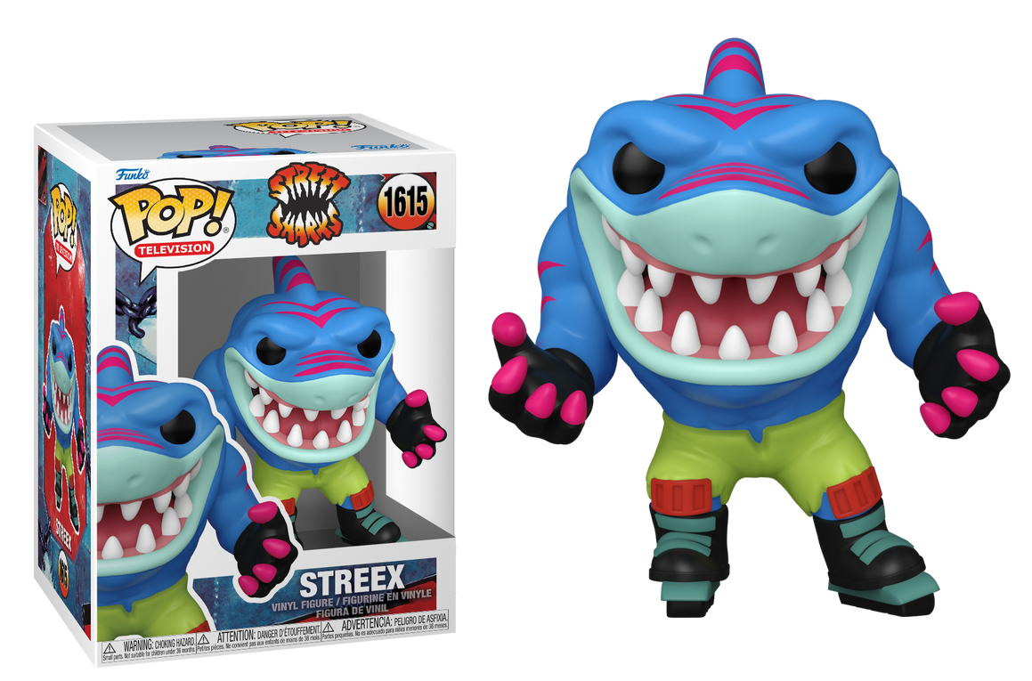 Preventa Streex #1615 - Street Sharks Funko Pop!