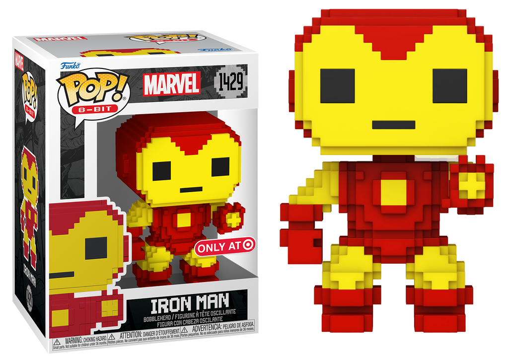 Preventa 8Bit Iron Man Target #1429 - Marvel Funko Pop!