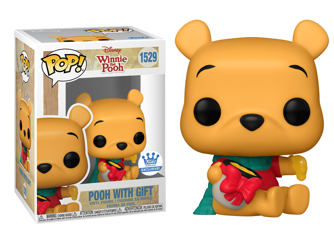 Preventa Pooh with Gift Funko Shop #1529 - Disney's Winnie The Pooh Funko Pop!