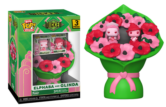 Bouquet Bitty Elphaba and Glinda - Wicked Bitty Pop!