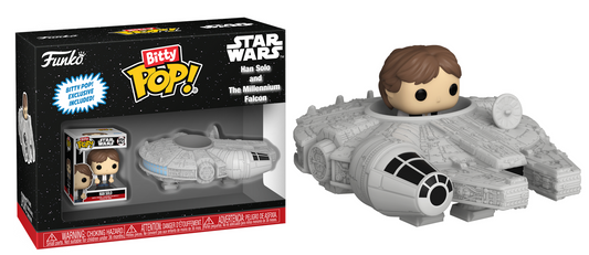 Preventa Bitty Pop Han Solo and The Millennium Falcon - Bitty Pop Rides!