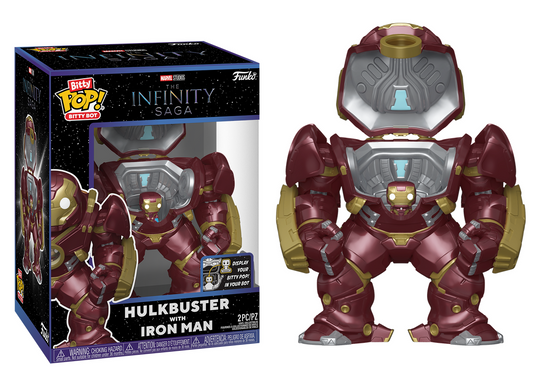 Preventa Hulkbuster with Iron Man Bitty Pop - Marvel's The Infinity Saga Bitty Bot!