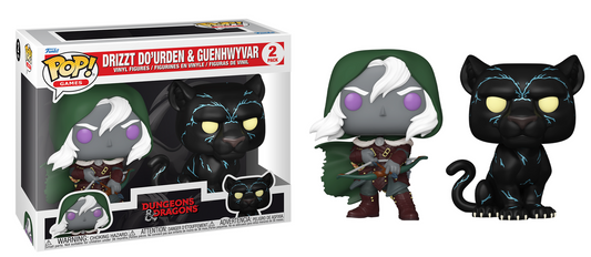 Por Encargo - Drizzt Do'urden & Guenhwyvar #2Pack - Dungeons & Dragons Funko Pop!