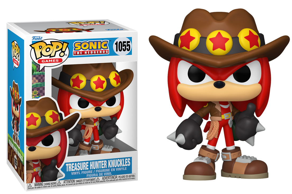 Preventa Treasure Hunter Knuckles #1055 - Sonic The Hedgehog Funko Pop!