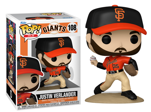 Preventa Justin Verlander #108 - Sports MLB Giants Funko Pop!