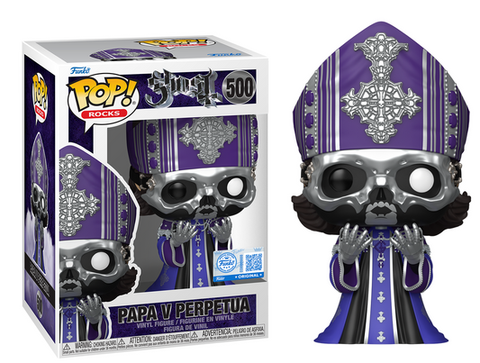 Preventa Papa V Perpetua #500 - Ghost Rocks Music Funko Pop!