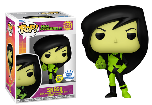 Preventa Shego GITD Funko Shop #1582 - Disney's Kim Possible Funko Pop!