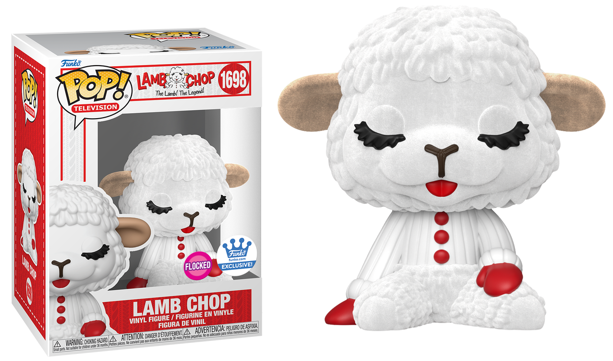 Preventa Lamb Chop Flocked Funko Shop #1698 - Lamb Chop The Legend Funko Pop!