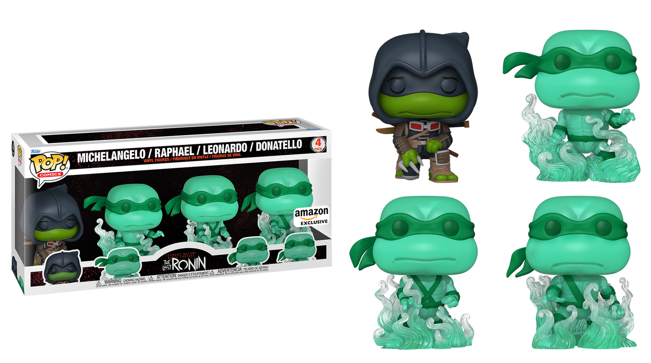 Preventa Michelangelo / Raphael / Leonardo / Donatello Amazon #4Pack - TMNT The Last Ronin Funko Pop!