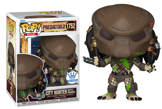 Preventa City Hunter Battle Damaged Funko Shop #1752 - Predator 2 Funko Pop!