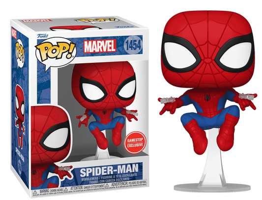 Preventa Spider-Man Swinging Gamestop #1454 - Marvel Funko Pop!